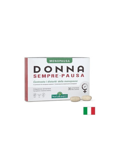 Формула при симптоми на менопауза със Соя 200 mg и Див ям 100 mg, Donna Sempre Pausa, 30 таблетки