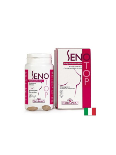 Билкова формула за бюста с Лен 200 mg и Хмел 160 mg – Senotop, 60 таблетки
