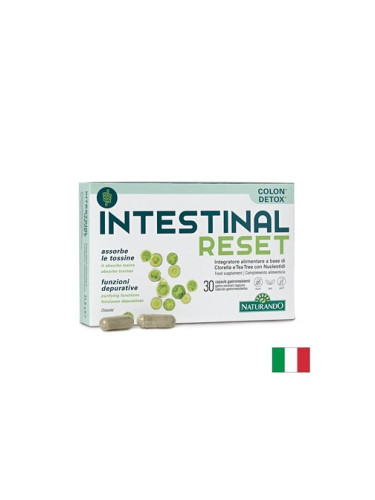 Формула за чревен баланс с Хлорела 500 mg и Нуклеотиди 400 mg, Intestinal Reset, 30 стомашно-устойчи