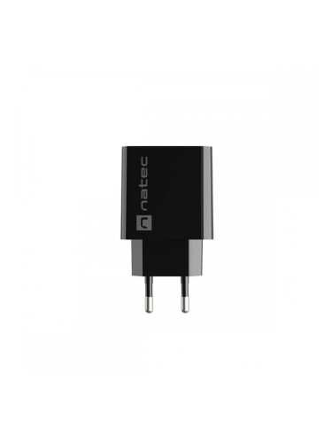 Зарядно за стена Natec RIBERA NUC-2058 Черен 18 W