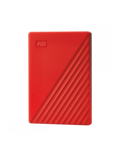 Външен харддиск Western Digital My Passport Червен 4 TB HDD