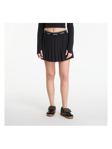 Пола GUESS Selene Pleated Skirt Jet Black S