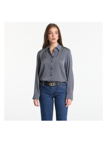 Риза Michael Kors Satin Ls Shirt Midnight Blue L