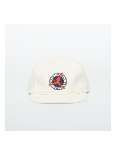 Шапка Jordan Flight Club Pro Unstructured Flat Bill Hat Pale Ivory/ Black L/XL