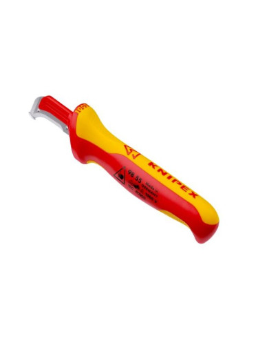 Нож за премахване на изолация, за кабели 28mm, предпазна капачка, Knipex 98 55