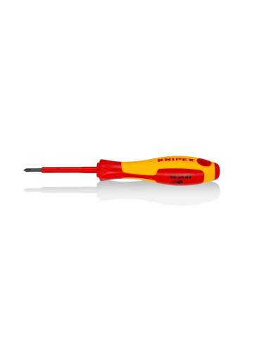 Отвертка KNIPEX 98 24 00, кръстата, стомана, изолирана 1000V,  PH0