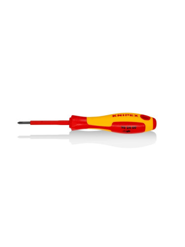 Отвертка KNIPEX 98 24 01, кръстата, стомана, изолирана 1000V,  PH1