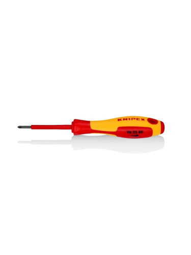 Отвертка KNIPEX 98 25 00, кръстата, стомана, изолирана 1000V,  PZ0