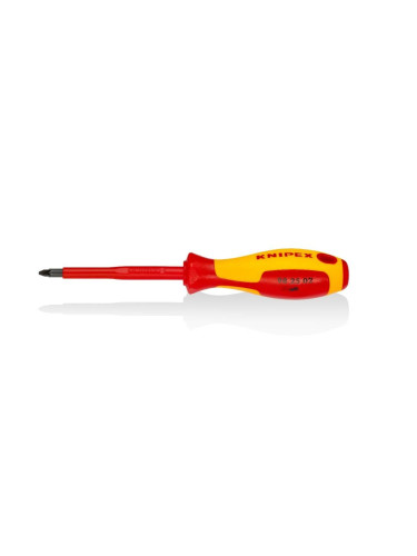 Отвертка KNIPEX 98 25 02, кръстата, стомана, изолирана 1000V,  PZ2