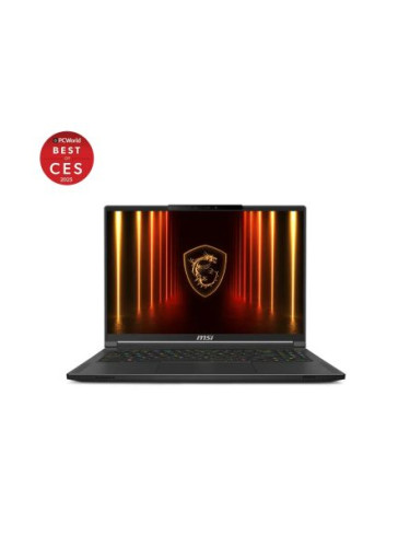 MSI Stealth A16 AI+ A3XWHG 16" QHD+ OLED AMD Ryzen AI 9 HX 370 32GB RAM 2x1TB SSD NVIDIA RTX 5070 Ti 12GB Win11Home - Core Black