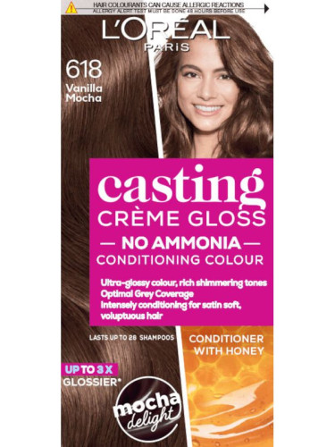 L'Oreal Paris Casting Creme Gloss 618 Vanilla Mocha Боя за коса