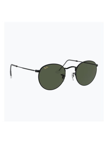 Слънчеви очила Ray-Ban Round Metal black/green g-15