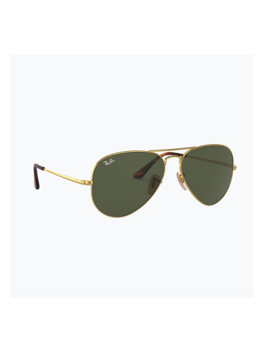 Слънчеви очила Ray-Ban Aviator Metal II gold arista/green g-15