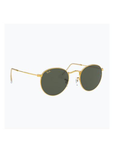 Слънчеви очила Ray-Ban Round Metal gold/green g-15