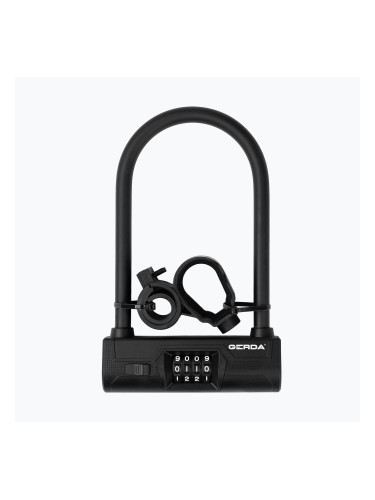 Ключалка/Устройство за заключване на велосипед GERDA Ultra Combo 245/153C U-Lock black