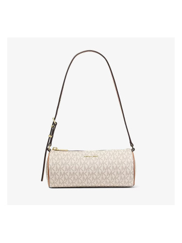 Michael Kors Izzy Small Signature Logo Barrel Pochette Vanilla/ Acorn Universal