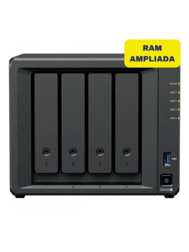 SATA 5.25" калъф за SATA 2.5" Synology DS425+/6G Черен