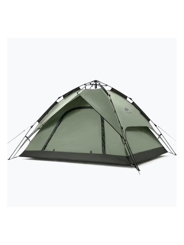 Палатка за къмпинг 3-местна Naturehike Pop-Up 3 Automatic forest green
