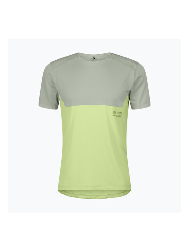 Мъжка тениска за бягане SCOTT Endurance Tech spray grey/acid yellow