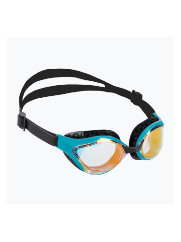 Очила за плуване arena Air-Bold Swipe Mirror yellow copper/green lake