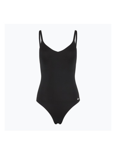 Дамски бански костюм от една част Nike Essential V-Neck black