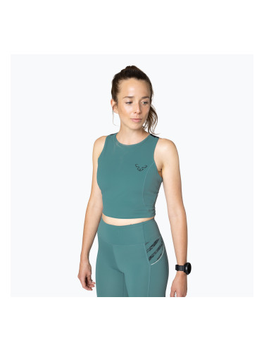 DYNAFIT Женска тениска за бягане Trail Crop Top atlantic