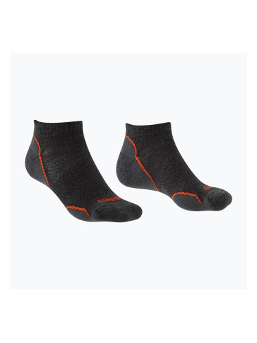 Мъжки туристически чорапи Bridgedale Hike Ultralight Merino Performance Low anthracite/orange