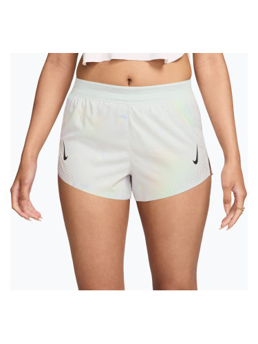 Дамски шорти за бягане Nike AeroSwift Dri-Fit ADV Mid-Rise Brief Lined 3" off white/white/black