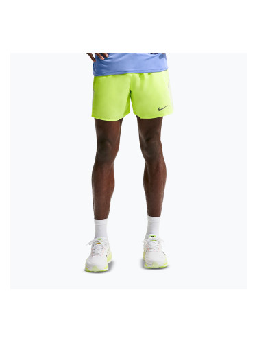 Мъжки къси панталони/шорти Nike Miler Dri-Fit Brief Lined 5" volt ice/barely volt