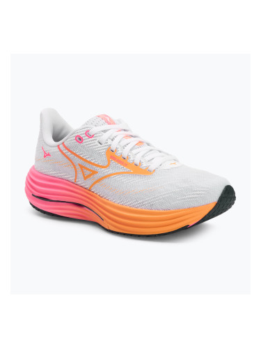Мъжки обувки за бягане Mizuno Wave Rider 28 white/tang orange/pink tetra