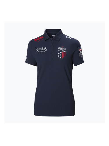 Дамска поло тениска Helly Hansen Crew Tech Polo navy