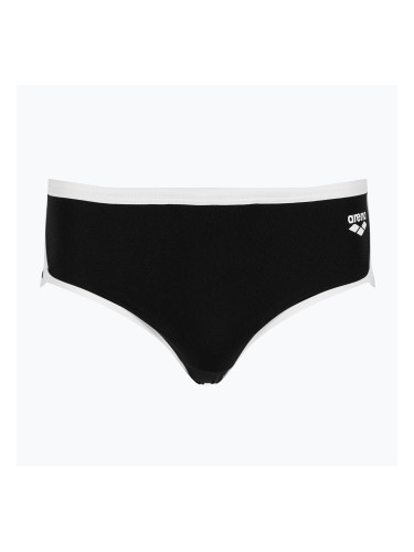 Мъжки бански слипове Arena Icons Swim Low Waist Short Solid black/white