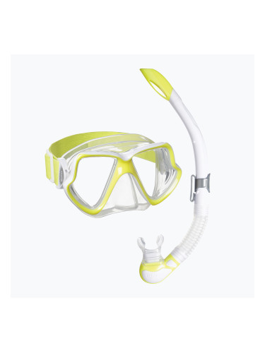 Комплект за шнорхелинг Mares Combo Wahoo Neon yellow/white/clear 411779BB