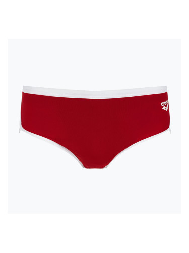 Мъжки бански слипове Arena Icons Swim Low Waist Short Solid червено/бяло