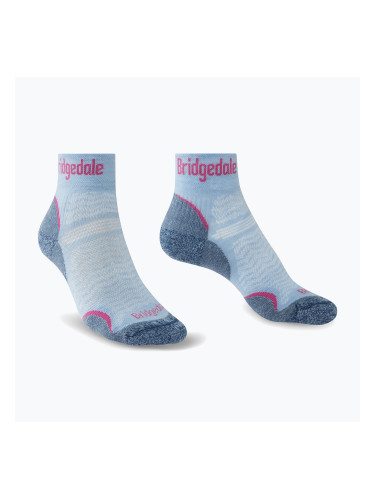 Дамски туристически чорапи Bridgedale Hike Ultralight Performance Ankle blue