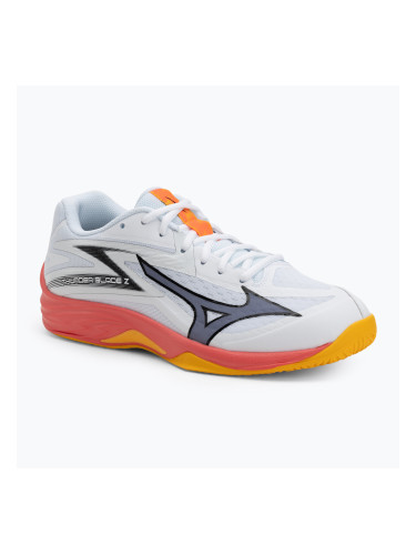 Обувки за волейбол Mizuno Thunder Blade Z white/fiery coral 2/citrus