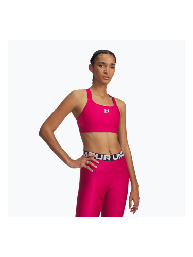 Спортен сутиен Under Armour HeatGear Armour High shaded fuchsia