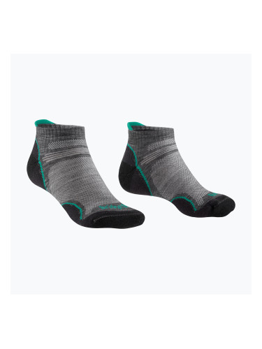 Дамски туристически чорапи Bridgedale Hike Ultralight Merino Performance Low mid grey/surf