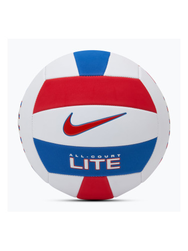 Волейболна топка Nike All Court Lite Volleyball white/university red/game royal/university red размер 5
