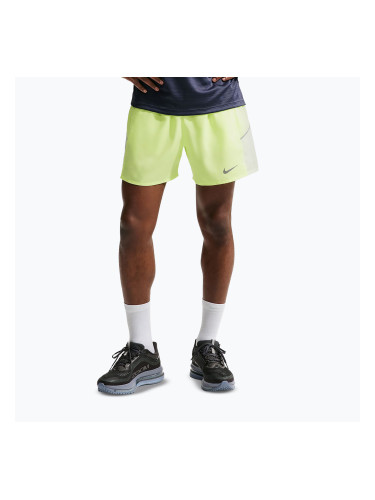 Мъжки шорти за бягане Nike Miler Dri-Fit 2in1 5" volt ice/barely volt
