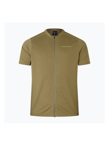 Мъжко колоездачно трико Endura Loop Zipped tweed green