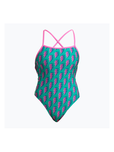 Детски бански костюм от една част Funkita с каишка в една част zip zap
