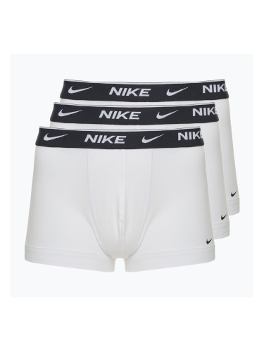 Мъжки боксерки Nike Everyday Cotton Stretch Trunk 3 чифта бели