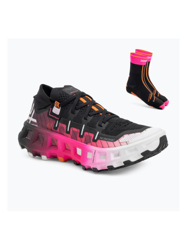 Обувки за бягане X-Bionic Terraskin X00/C x black/x white/fluo pink