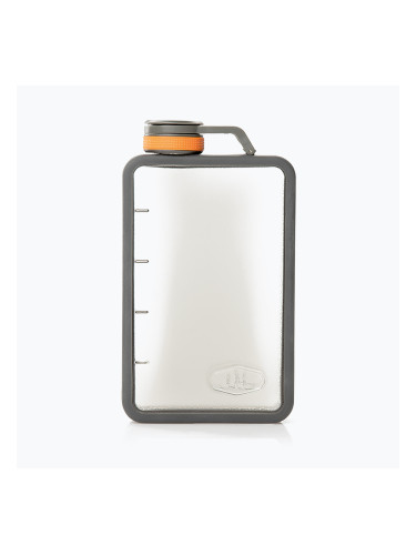 GSI Outdoors Boulder Flask сребристо-сива 79346 туристическа бутилка за спиртни напитки