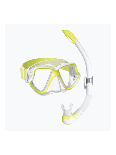 Комплект за шнорхелинг Mares Combo Wahoo Neon yellow/white/clear 411779SF