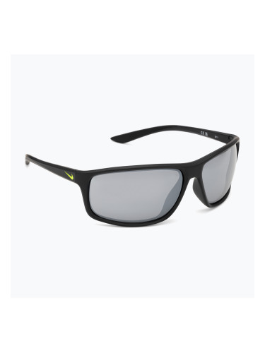 Мъжки слънчеви очила Nike Adrenaline matte black/grey w/silver mirror