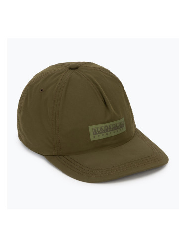 Мъжка шапка с козирка Napapijri F-Box Logo dark olive