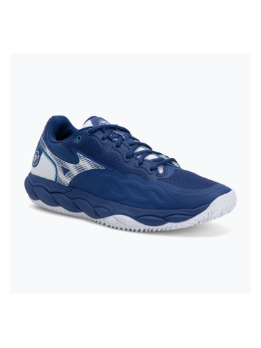 Мъжки обувки за тенис Mizuno Wave Enforce Court CC bellwether blue/ white/ fjord blue