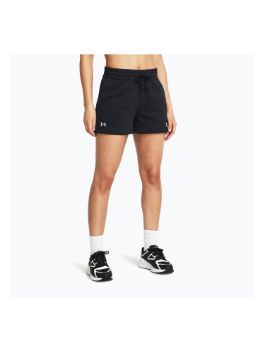 Under Armour Rival Fleece дамски шорти за тренировка черно/бяло